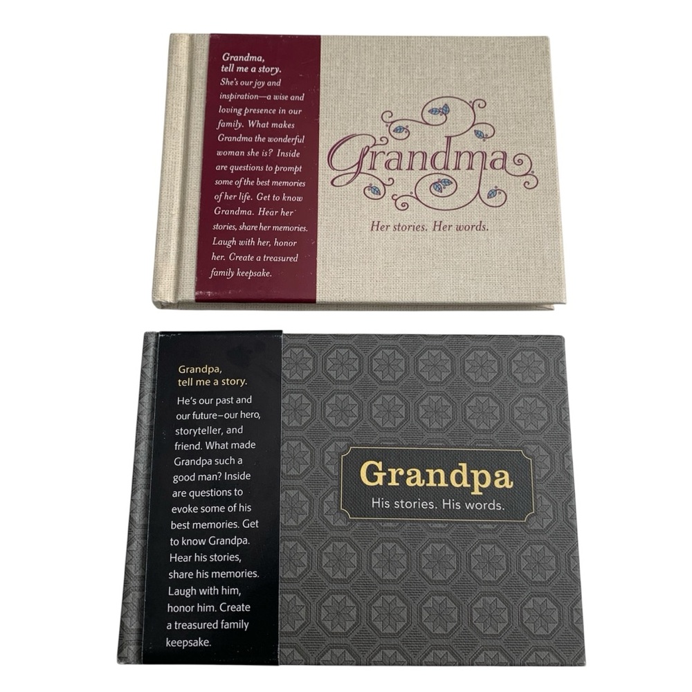 Grandma and Grandpa Memory Story Book Gifts